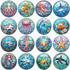 Ocean Vinyl Window Stickers - 10's Assorted